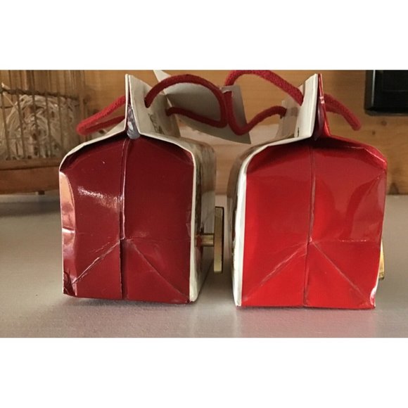 2 Musical Note Totes Plays - White Christmas, O Little Town, Christmas Ornaments - Picture 4 of 5